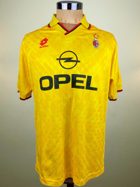 Match Shirt • Club • AC Milan • 1995 • Lotto • Third • #2 • Christian Panucci • Match Worn