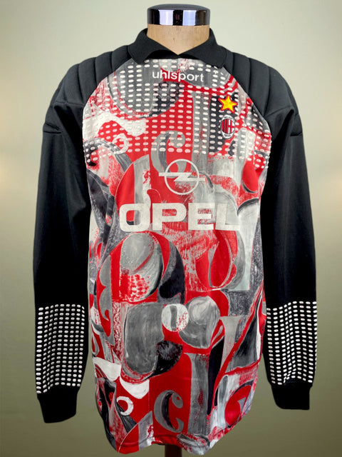 Match Shirt • Club • AC Milan • 1995 • Lotto • Keeper • #1 • Sebastiano Rossi • Match Worn