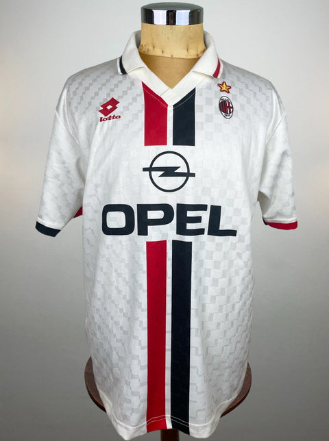 Match Shirt • Club • AC Milan • 1995 • Lotto • Away • #20 • Zvonimir Boban • Match Worn