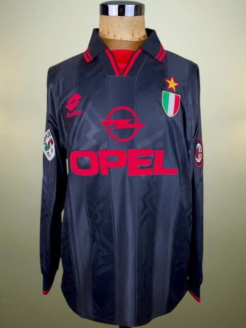 Match Shirt • Club • AC Milan • 1996 • Third • #9 • George Weah • Match Worn • Signed