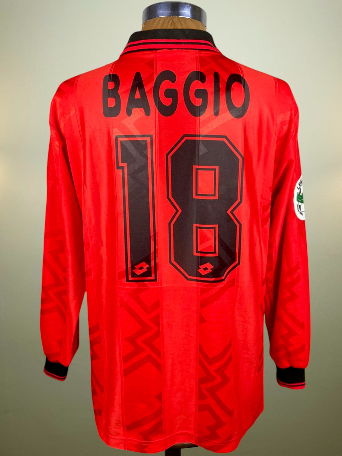 AC Milan 1996/97 Fourth – Match-Worn Shirt – Roberto Baggio 