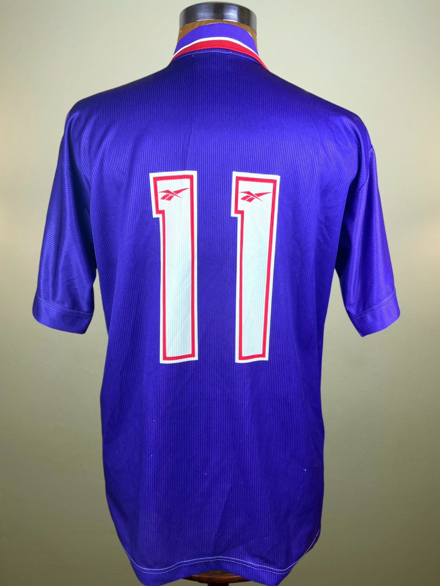 Fiorentina 1996/97 Home – Match-Prepared Shirt – Luis Oliveira