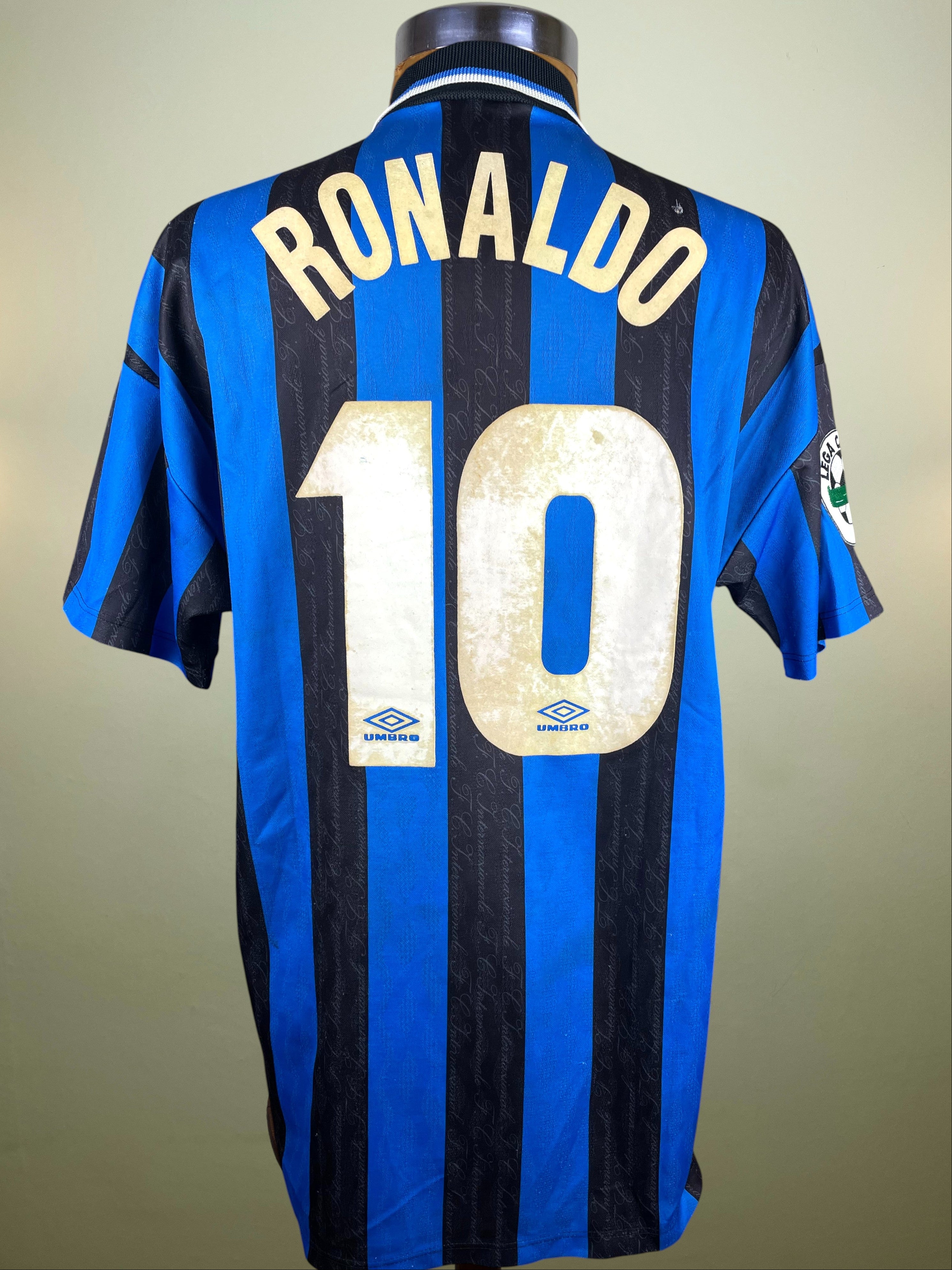 Inter Milan 1997/98 Home – Match-Worn Shirt vs Piacenza – Ronaldo