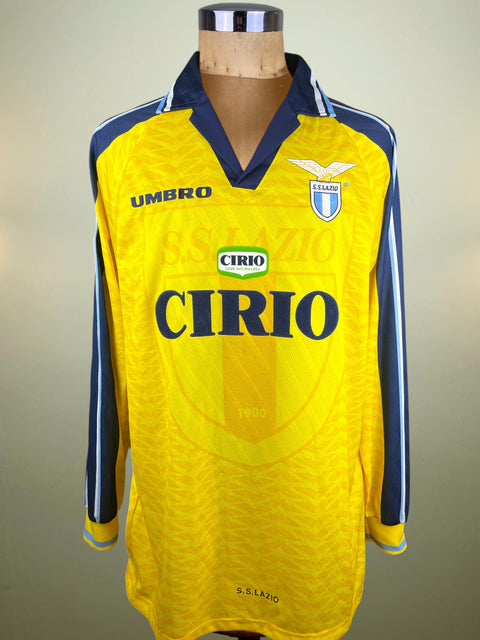 Match Shirt • Club • Lazio • 1997 • Umbro • Away • #6 • Jose Antonio Chamot • Match Worn 
