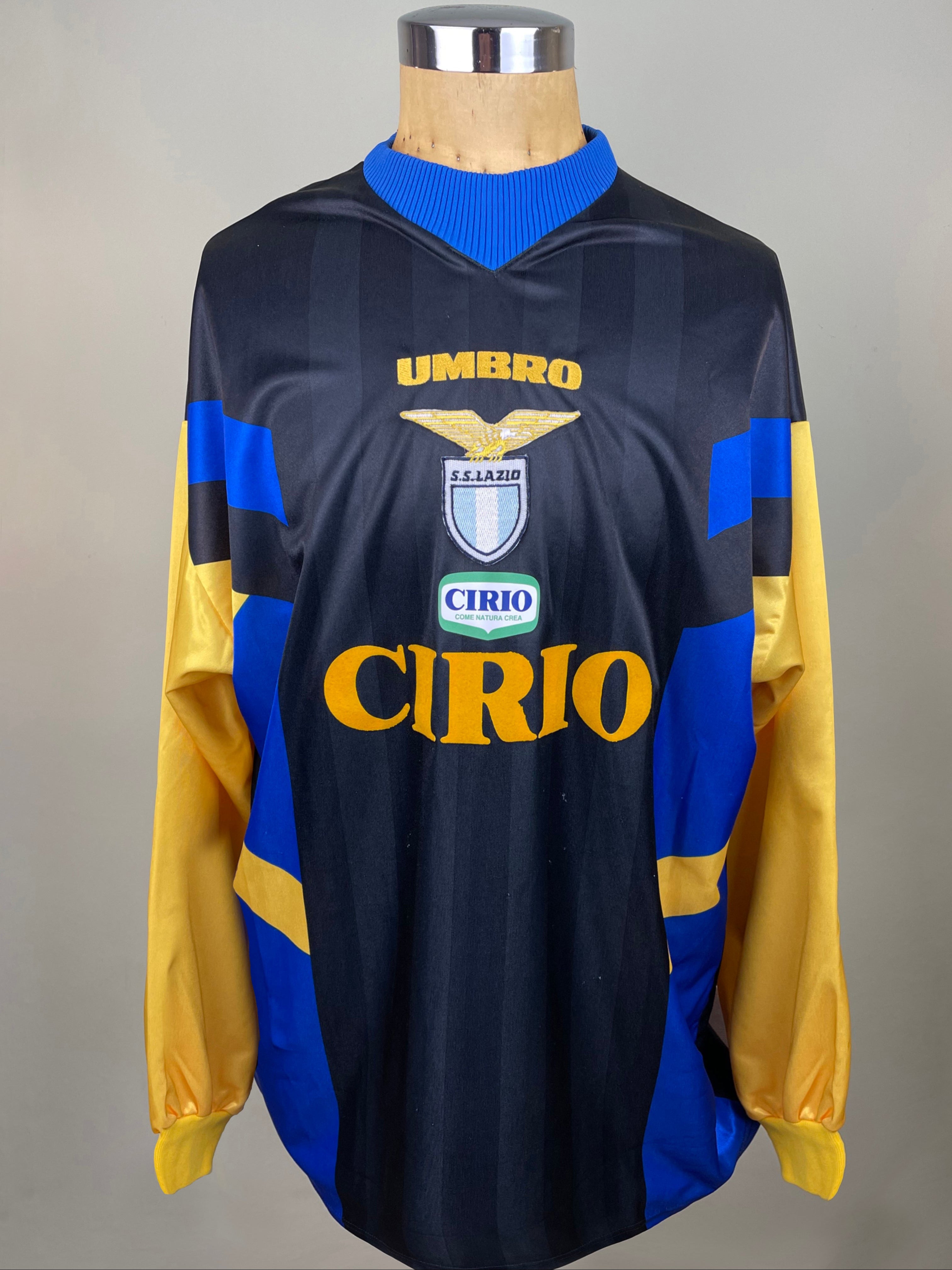 s*k様 1997-98 SSラツィオ キーパーユニフォーム UMBRO L C Lazio 1997/98 Goalkeeper – Match-Worn Shirt – Luca Marchegiani