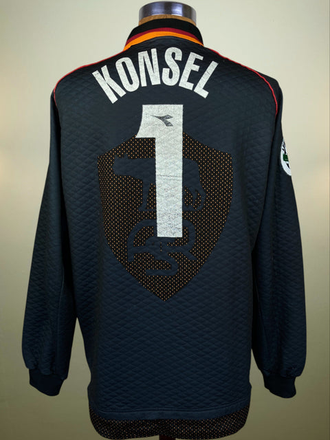 Match Shirt • Club • Roma • 1997 • Diadora • Keeper • #1 • Michael Konsel • Match Worn 