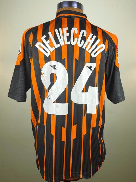 Match Shirt • Club • Roma • 1997 • Diadora • Third • 24 • Marco Delvecchio • Match Worn - Calcio 90