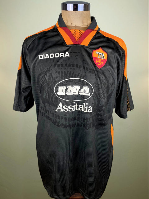 Match Shirt • Club • Roma • 1997 • Diadora • Third • 24 • Marco Delvecchio • Match Worn - Calcio 90