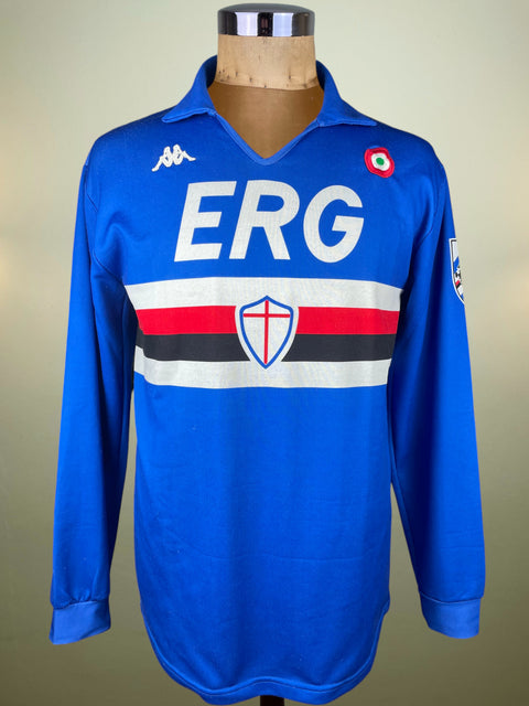 Match Shirt • Club • Sampdoria • 1988 • Kappa • Home • #10 • Roberto Mancini • Match Worn 