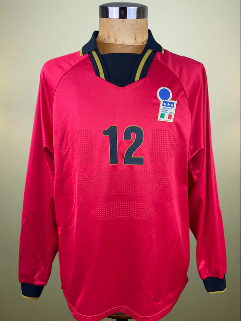 Match Shirt • National • Italia • 1997 • Nike • Keeper • #12 • Francesco Toldo • Match Worn 