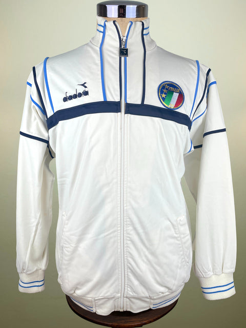 Player Issue Training • Italia • 1986 • Diadora Track Jacket • Size L 