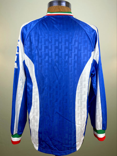 Player Issue Training • Italia • 1995 • Nike Training Top • Size XL • Signed by Sandro Cois 