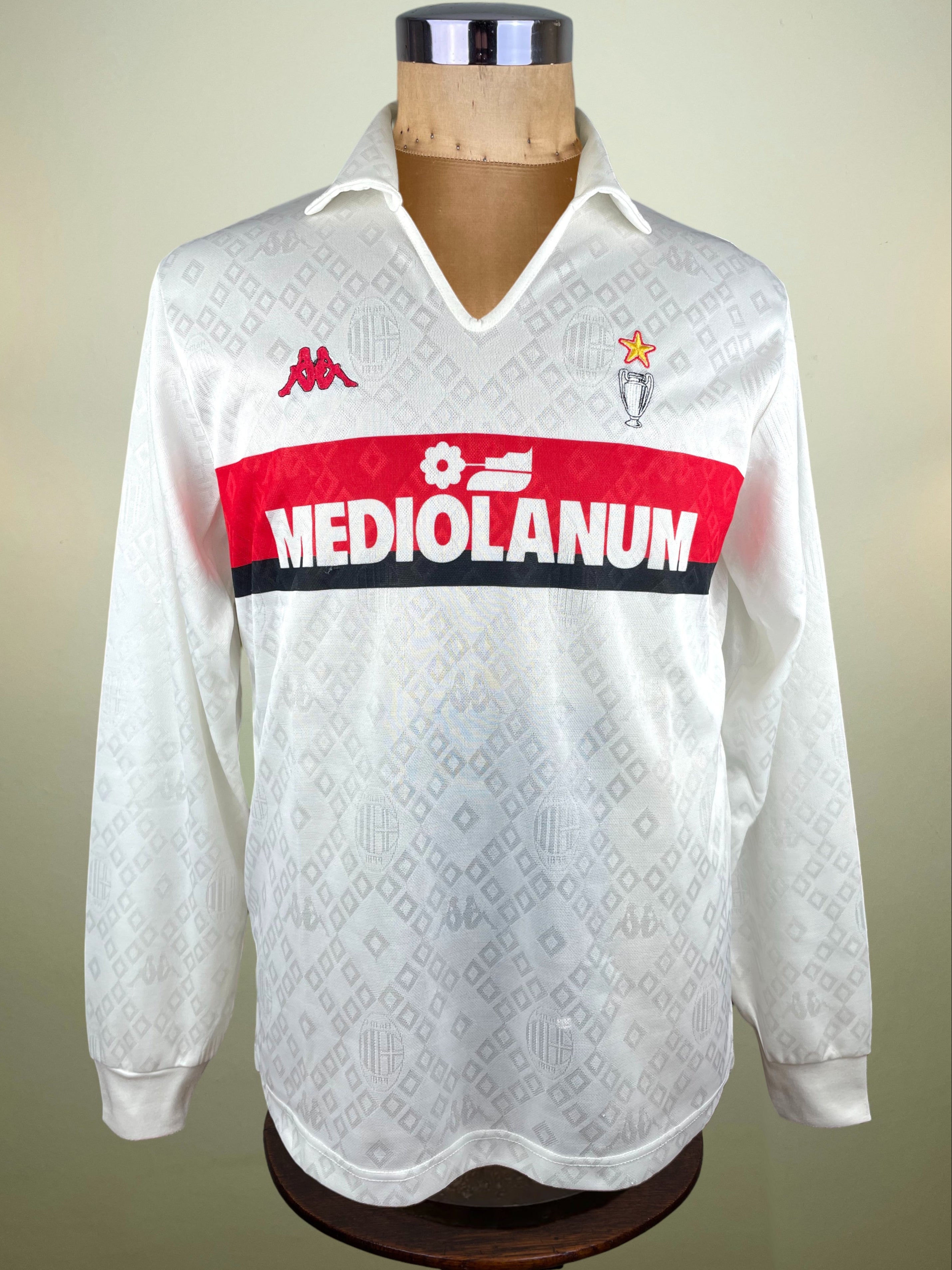 AC Milan 1989/90 Away – Store Shirt – Size L – Kappa | Calcio90