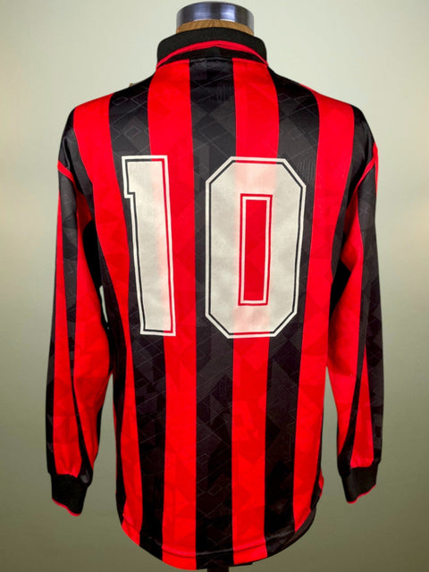 Store Shirt • AC Milan • 1993 • Lotto • Home • Gianluigi Lentini • Size L - Calcio 90