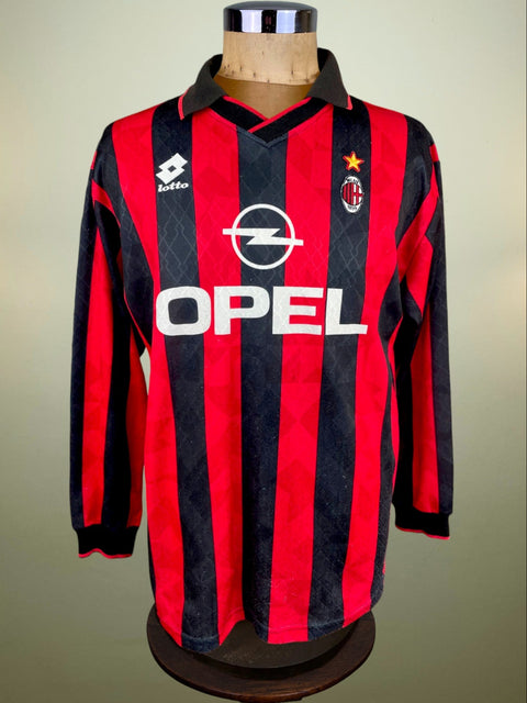 Store Shirt • AC Milan • 1995 • Lotto • Home • Size XL - Calcio 90