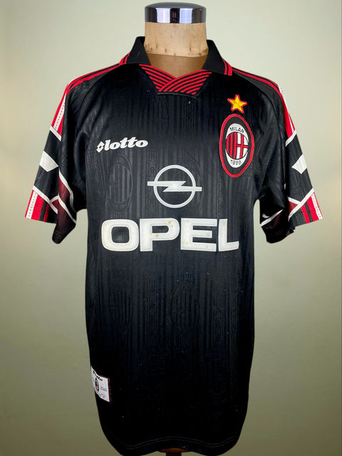 Store Shirt • AC Milan • 1997 • Lotto • Special Third • Worn vs Ajax in Amsterdam ArenA inauguration friendly • Size XL 