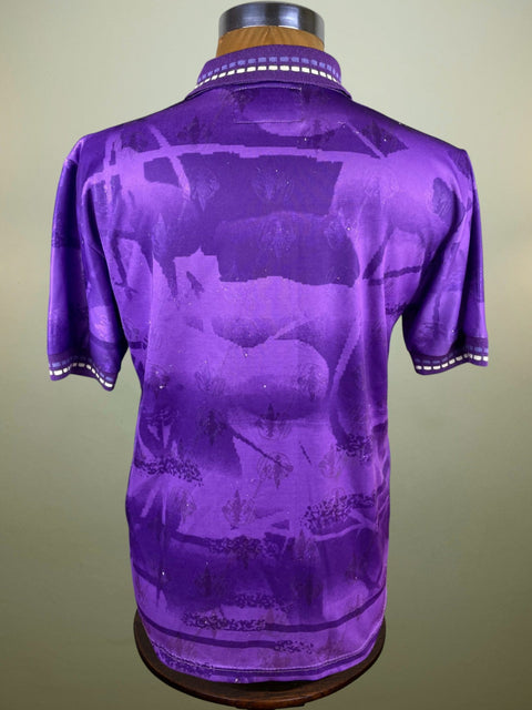 Store Shirt • Fiorentina • 1994 • Uhlsport • Home • Size M - Calcio 90