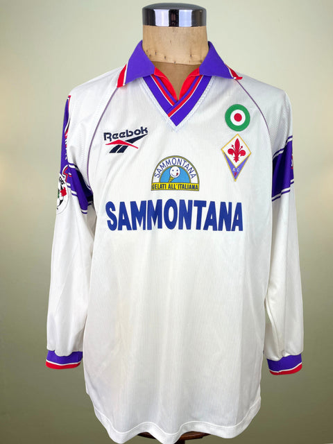 Store Shirt • Fiorentina • 1996 • Reebok • Away • Rui Costa • Unwashed • Signed 