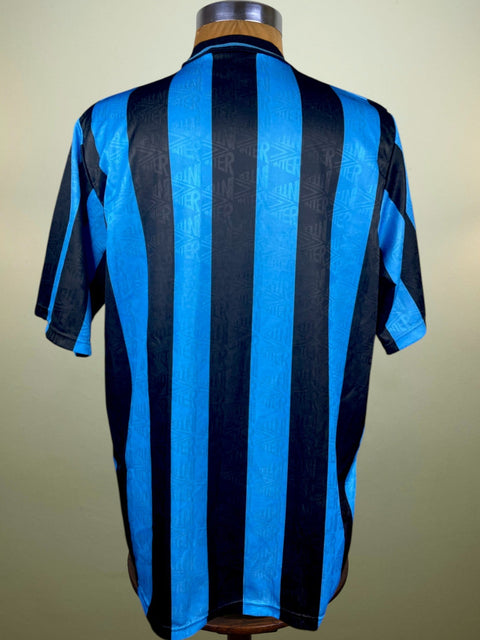 Store Shirt • Inter Milan • 1992 • Umbro • Size XL - Calcio 90