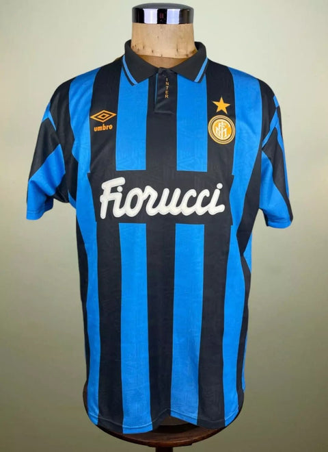 Store Shirt • Inter Milan • 1994 • 9 • Umbro • Size XL - Calcio 90