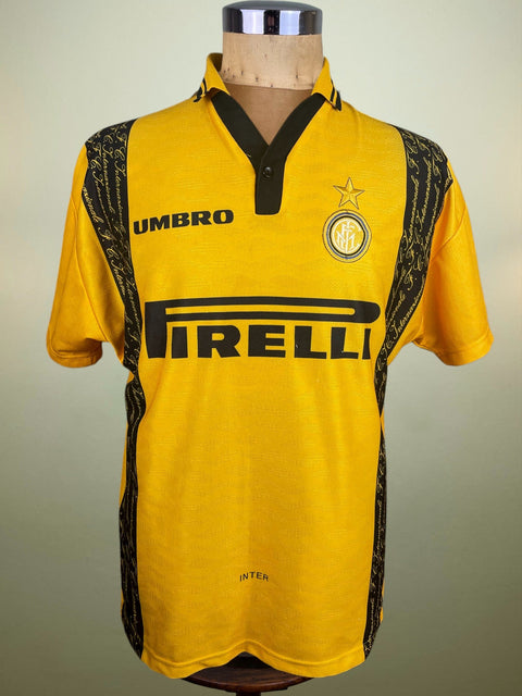 Store Shirt • Inter Milan • 1995 • Umbro • Third • Size M - Calcio 90