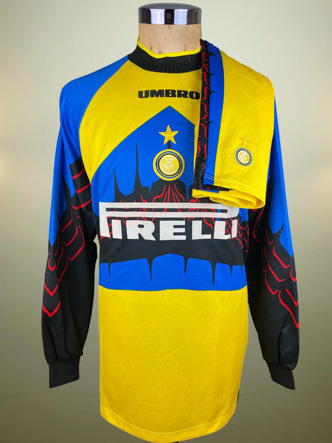 Store Shirt • Inter Milan • 1996 • Gianluca Pagliuca • Size XL • With Shorts - Calcio 90