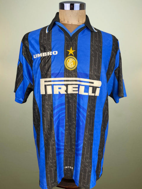 Store Shirt • Inter Milan • 1997 • Umbro • Size XL - Calcio 90