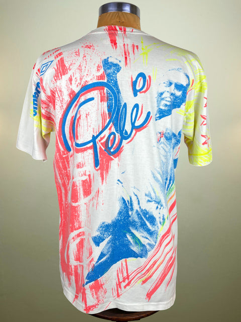 T-Shirt • 1990 • Brazil • Pele Official Umbro Shirt 