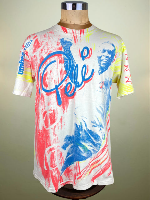 T-Shirt • 1990 • Brazil • Pele Official Umbro Shirt 