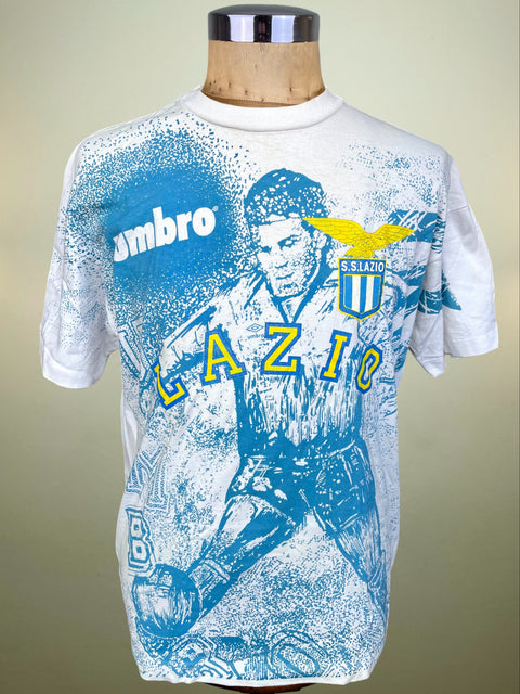 T-Shirt • 1990 • Serie A • Lazio • Official Umbro T-Shirt 