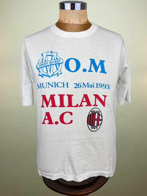 T-Shirt • 1993 • Champions League • AC Milan vs Marseille • Bootleg Final T-Shirt 