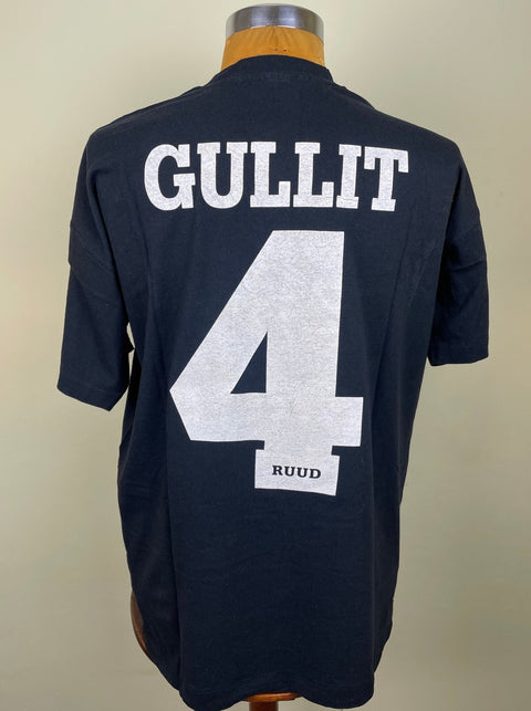 T-Shirt • 1995 • Premier League • Chelsea • Black Bootleg Ruud Gullit T-Shirt - Calcio 90