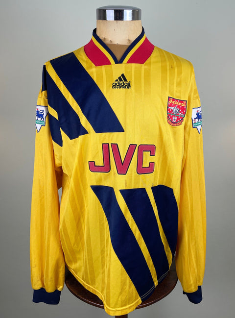 Jersey | Club | Arsenal | 1994 | Ian Wright | Matchworn