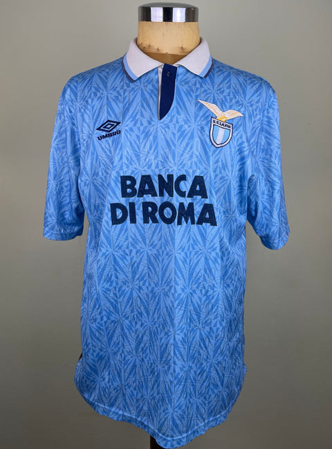 Jersey | Club | Lazio | 1992 | Roberto Bacci | vs Inter