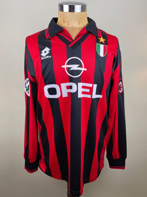 Jersey | Club | AC Milan | 1996 | Roberto Baggio | Matchworn | Signed