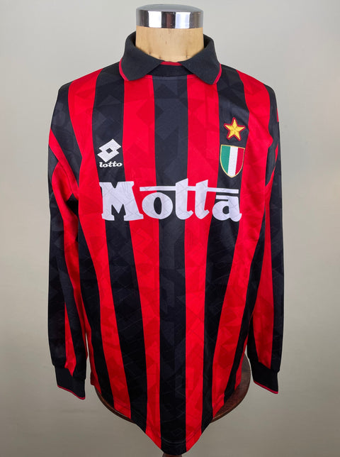 Jersey | Club | AC Milan | 1993 | Mauro Tassotti | Matchworn