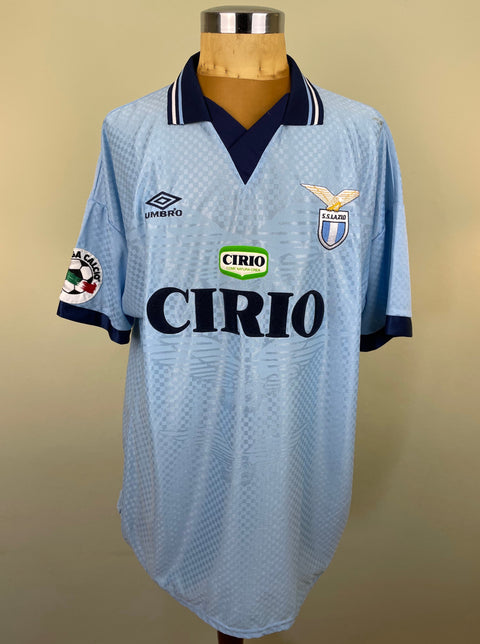 Jersey | Club | Lazio | 1996 | Alessandro Nesta | Matchworn