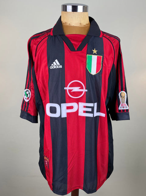 Match Shirt • Club • AC Milan • 1999 • Adidas • Home • #7 • Andriy Shevchenko • Match Worn