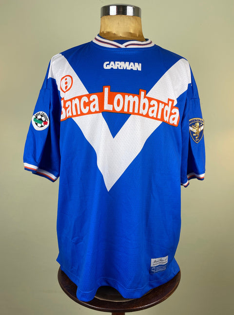 Match Shirt • Club • Brescia • 2001 • Garman • Home • #10 • Roberto Baggio • Match Worn