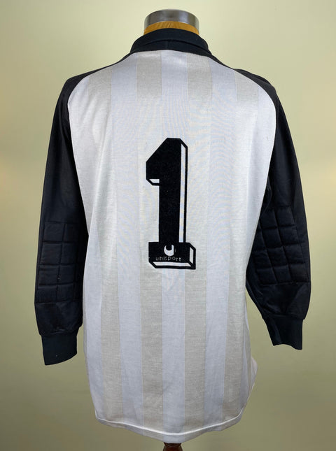A match worn Stefano Tacconi Juventus goalkeeper jersey from the 1985 season with number 1 on the back.